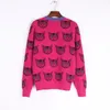 Marka Cats Patten Knitwears Odzież damska od projektantów Luksusowe swetry z okrągłym wycięciem pod szyją i dopasowanym krojem High Street Designer Women Clothes