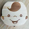 Spanish English Tooth Box for Baby Save Milk Teeth BoysGirls Image Wood Storage Boxes Creative Gift for Kids Travel Kit 2 styles 5645054