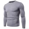 Maglione pullover slim fit Top alla moda da uomo con girocollo a maniche lunghe Misto cashmere di alta qualità lavorato a maglia Abbigliamento invernale da uomo in vendita