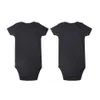 Tender Babies Place New unisex Boy Baby Clothing Baby Newborn Body Black 100% Soft Cotton 0-12 months short sleeve