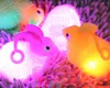 Novelty Lighting Light Squeeze Anti Stress Toys Autism Flush Rabbit Flash Ball Elasticity Funny Toys For Children Luminous Color Random