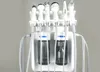 Facial Steamer 6 in1 water peeling machine Hydro microdermabrasion ultrasonic skin care rejuvenation equipmnent BIO RF lifting