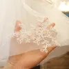 Preciosos vestidos de encaje para niñas con flores, vestido de baile hasta el té, vestidos para desfile para niñas, recién llegados, vestidos de flores para niñas de color marfil