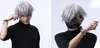 gratis frakt charmig vacker varm kvalitet tokyo ghoul kaneki ken kort hår rakt cosplay hair wig fancy klänning unisex