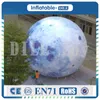 Envío gratuito a puerta, globo inflable gigante personalizado con forma de luna, bola inflable con forma de luna con luces LED, globo con forma de luna con luz LED