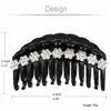 Graceful Women Hair Accessories Hair Claw Crab Clips Refined Crystals Barrettes Ponytail Girls Hairgrip Ornaments HC145