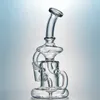 Klein Tornado Percolator Glass Bong Hookahs 8 -calowe Rurki wodne Rury wodne 14 mm żeńskie stawki olejowe z kwarcowym Banger lub Bowl HR024