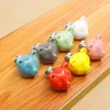 cute cartoon kids room furniture handle silver gary white red blue pink yellow ceramic drawer shoe cabinet bear knobs pull