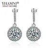 YHAMNI Moda Argento 925 Per Le Donne Borchie Orecchini di Lusso Cubic Zirconia Gioielli Ragazza Regalo di Alta Qualità All'ingrosso LED427