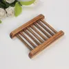 Porte-savon en bois foncé rapide porte-plateau de savon en bois rangement porte-savon plaque boîte conteneur pour bain douche plaque Bathroom6408929