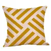 funda cojin 45x45cm Mustard Pillow Case Yellow Fall Autumn geometric cushion Cover sofa pillow covers decorative pillowcase