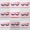 Hot X-Up Strip 3D Mink Laszy Naturalne Grube Handmade False Fake Eye Eye Lashes Extension