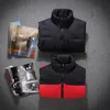 Heren Down Vest voor Winter Black en Red Stand Collar Dik en Warm Casual Wailat