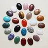 도매 12pcs / lot 고품질 자연 석재 타원형 CAB CABOCHON 눈물 비즈 DIY 쥬얼리 액세서리 만들기 22mmx30mm 무료 배송