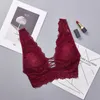 Women Lace Bralette Sexy Camisoles Female Deep V Back Cross Underwear Tank Crop Lingerie Brassiere