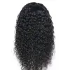 Curly 360 Lace Frontal Wig Pre Plocked 150% Densitet HD Front Human Hair Paryker För Kvinnor Brasilianska Virgin Blekt Knots DiVa1