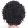 Afro crépus bouclés dentelle avant perruques pour les femmes noires court brésilien Remy perruque de cheveux humains couleur naturelle 130% Density2649