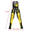 Wire Stripper 5 in 1 Multifunctional Automatic Wire Cable Cutter Crimping Tool Cable Peeling Pliers Cutting Stripping Crimping Up to 24 AWG