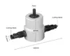 1SET 이중 헤드 니블 금속 절단 시트 니블 블라 우 커터 360도 드릴 어태치먼트 전동 공구 액세서리 절삭 공구