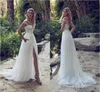off shoulder lace wedding dresses