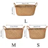 Wicker Weaving Storage Basket For Kitchen Handmade Fruit Dish Rattan Picnic Food Bread Loaf Sundries Neatening Container Case3222208