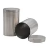 Metal Smoking Cigarettes Disguise Cigarette Shape Airtight Smell Proof Herb Container Garnished Storage Case Stash Jar