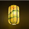 Lanterne dipinte a mano cinese Lanterne a sospensione a sospensione Balcone Balcone Corridoio Appeso Lampada Pastoral Birds Bedroom Room Pendant Lamps