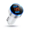 Dual USB-laddare 3.1a Car Cigarette Lighter Universal USB-laddare med bilspänningsdisplay för iPhone6 ​​7 sumsung Xiaomi