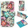 Etui en cuir 3D Dreamcatcher Butterfly Girl Wallet Flip Stand pour iPhone XS Max XR 8 7 Plus Samsung S10E Plus A8 2018