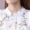 Plus Size Summer Cold Shoulder Chiffon Floral Printed Blouse Shirt Women Tops EleLadies Korea Blouses Blusas Female 2018