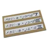 Nieuwe 1 stks 3D Chroom Zilver en Zwart Actieve Hybride 3 5 7 Kofferdeksel Achter Emblemen Badge Zwarte Letters voor BMW 357Serie8592882