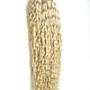 Blonde Braziliaanse Haar Krullend Keratin Stick Tip Hair Extensions Nagel U Tip Menselijk Haar 1G 100s Onverwerkte Maagd Braziliaanse 10 "-26"