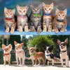 15pcs Quick Release Dog Cat Collar Soft Suede Leather Cats Kitten Collars With Bell For Small Cat Dog Kitten Puppy7552308