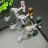 Kleur schoonheid filter potpijpen bongs glazen bubblers voor rookpijpmix kleuren