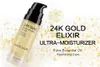 24k Altın İksir Ultra Nemlendirici Yüz Esansiyel Yağı Makyaj Vakfı Taban Astar Anti-aging Makyaj Marka Kozmetik