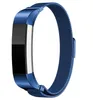 Nuovo colore per Fitbit Alta Magnetic Milanese Loop Bracciale in metallo Cinturino cinturino Cinturino da polso in acciaio inossidabile Accessori per bracciale Pk carica 2