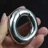 Screw Fixation Stainless Steel Scrotum Pendant Ball Stretcher Testis Weight Cockring Penis Restraint Ring Sex Toys for Men B22219581511