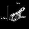 20Pcs Stainless Steel Clothes Pegs Hanger Pins Clips Household Clamps Socks Underwear Drying Rack Clip Holder c754