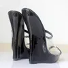 18CM Altezza tacco Sexy Peep Toe Wedgd Heel Platform Scarpe da festa tacchi taglia US 5.5-14.5 No.MT1804