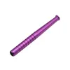 Nouveau Coloré Mini En Alliage D'aluminium Type Droit Fumer Tuyau Filtre Conception Innovante Baseball Pole Portable Haute Qualité Vente Chaude