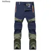 Aufdiazy Men039s pantalon Ultra mince à séchage rapide été printemps mâle Sports de plein air pêche Trekking pantalon Camping randonnée pantalon JM1777614