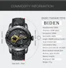 Nueva moda 3D escultura dragón hombres relojes de cuarzo marca BIDEN reloj de oro hombres exquisito relieve reloj creativo Relogio187k