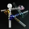 Wholesales 5 Inch Pyrex Glass Oil Burner Pipes Glass Pipes Multicolors Glass Smoking Pipe Colorful Mini Tobacco Pipe SW28