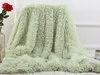 Super Soft Long Shaggy Warm Plush Fannel Blanket Soffte Cloud Throw Qulit Cozy Faux Fur Bedspread Travel Blankets decor Home decor 12colors