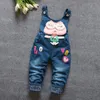 Spring Autumn Baby Girls Clothings Gets Cartoon Kids Girl Tops BLOUSHOVERALLS Pants Roupas Conjunto para crianças Meninas TRACHS OUTFI3067634