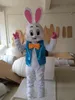 2018 Gorąca Sprzedaż Profesjonalny Halloween Easter Bunny Maskotki Kostiumy Królik Dorosły Rozmiar Wielkanoc Boże Narodzenie