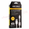 Telefoonkabels Micro Antijamming USB-kabel 1.5m 5FT Data Charging Cable Fast Speed ​​Wire voor Samsung S7 S8 S9 Note 8 BlackBerry