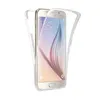 Caso de telefone celular para samsung galaxy s3 duos s4 s5 neo s6 s7 borda s8 plus nota 3 4 5 núcleo grand prime 360 capa transparente completa