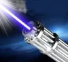 Strong High Power 5000000m Blue Laser Pointers 450 Nm Lazer Pen zaklampjacht met 5 Star Caps7417833