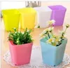1200 set Mini vasi di fiori con telaio Colorful plastica Vivaio Vasi per fiori Fioriera per decorazione Gerden Home Office Desk Planting